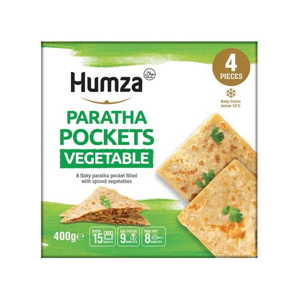 Humza Poches Paratha aux Légumes