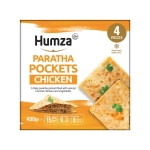 Humza Poches Paratha au Poulet 400 gr x 12 pc