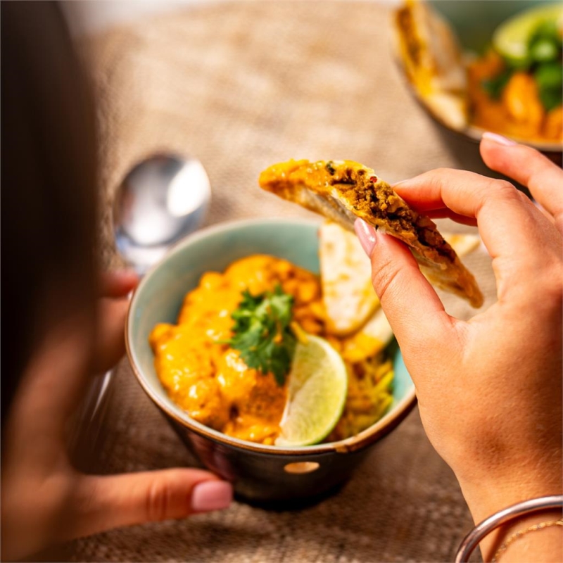 Humza Poches Paratha au Keema d’Agneau 400 gr x 12 pc