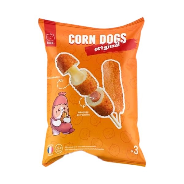 Budji Original Corn Dog Sausage & Mozzarella 285 g x 12 pc