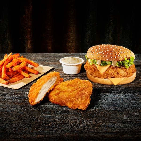 Zingy Burger de Filet De Poulet Pané 1 kg x 10 pc