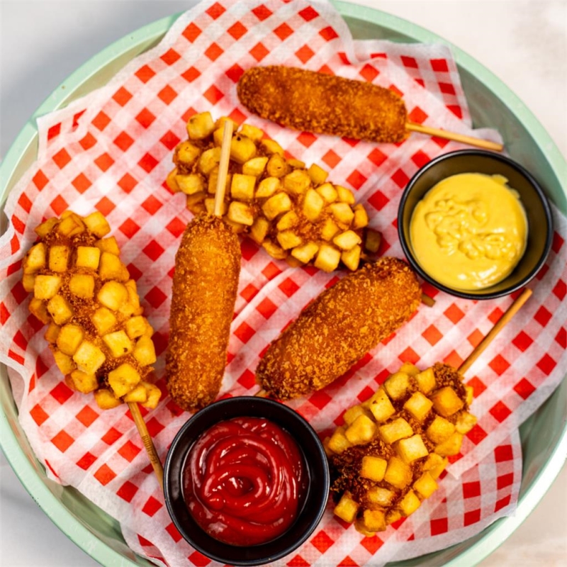 Budji Original Corn Dog Sausage & Mozzarella 285 g x 12 pc
